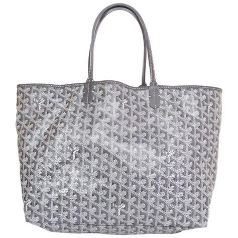 grey goyard tote bag